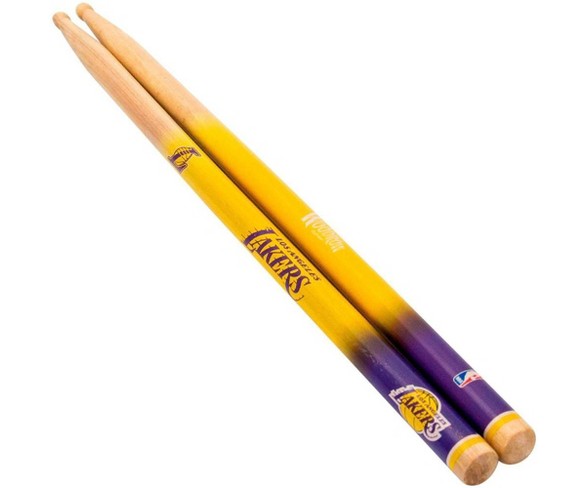 Woodrow Guitars NBA Collectible Drum Sticks Los Angeles Lakers 5A