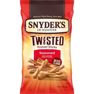 Snyder's of Hanover Seasoned Twisted Pretzel Sticks - 12oz - 1 of 4