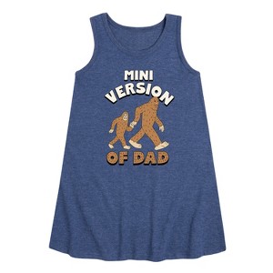 Girls' - Instant Message - Celebrate Family Graphic Sleeveless Aline Dress - 1 of 4