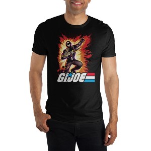 G.I. Joe Snake Eyes Retro Style Classic Black Tee - 1 of 3