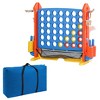 Hrinhom 4-to-Score Giant Game Set with Carrying Mesh Bag,Jumbo 4 in a Row Game,Adjustable Height - 2 of 4