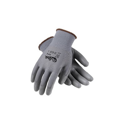G-Tek GP Polyurethane Coating Nylon Gloves Gray 33-G125/L