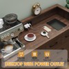 8 Drawer Dresser, Modern Dresser for Bedroom with Led Lights and Charging Station, Wooden Chest of Drawer with Open Space - 4 of 4