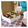 SCT White One-Piece Non-Window Bakery Boxes, Standard, 8 x 2.5 x 8, White, Paper, 250/Bundle - 3 of 4