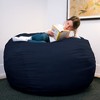 Big Joe Bean Bag Chair with Removeable Cover, Foam Filled, Multiple Sizes and Fabrics, All Ages - 4 of 4