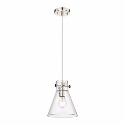 Newton Cone - 1 Light Pendant In Industrial Style-9.88 Inches Tall and 8 Inches Wide