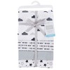 Hudson Baby Infant Cotton Polyester Flannel Receiving Blankets, Moon And Back, One Size - 2 of 2