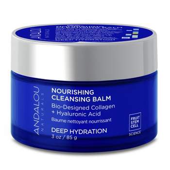 Andalou Naturals Deep Hydration Nourishing Cleansing Face Balm - 3oz