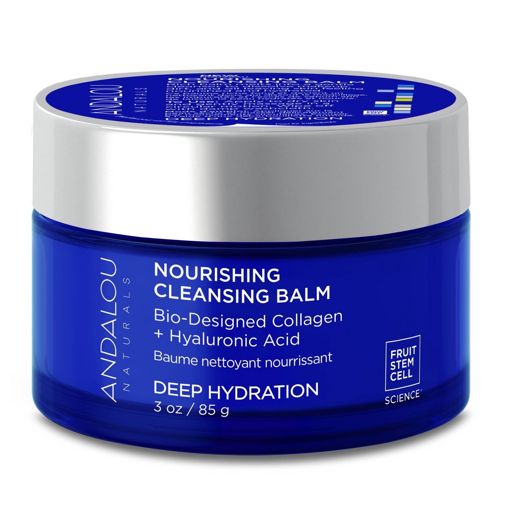 Photos - Cream / Lotion Andalou Naturals Deep Hydration Nourishing Cleansing Face Balm - 3oz 