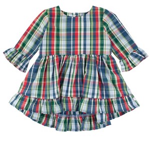 RuffleButts Toddler Girls High Low Ruffle Tunic - 1 of 4