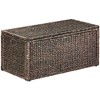eHemco Heavy-duty Water Hyacinth Wicker Storage Trunk with Metal Frame, Light Brown Wash - 3 of 4