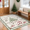 Christmas Area Rug Washable Xmas Holiday Indoor Rug with Non-Slip Backing - 2 of 4