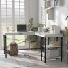 59" Gulnora L Shaped Desk with USB Power Ports - HOMES: Inside + Out - 2 of 4