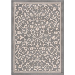 Courtyard CY2098 UV & Stain Resistant Non-Shedding Power Loomed Indoor/Outdoor Rugs - Safavieh - 1 of 4