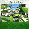 Gulches 3FT*32FT Artificial turf, professional dog mat large turf outdoor carpet terrace pet lawn, artificial carpet with drainage holes - 4 of 4