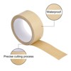 Unique Bargains Paper Adhesive Packing Tape for Masking Sealing Brown 2 Pcs - 4 of 4