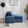 48.8" Daybed Sleeper Sofa with Square Arms, Solid Wood Frame and Plush Polyester Cushion - 3 of 4