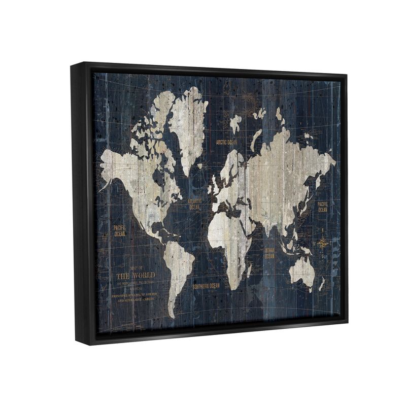 Stupell Industries Distressed Antique World Map Rustic Aesthetic, 4 of 7