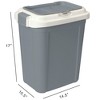Ashfield & Harkness: Airtight Pet Food Storage Container - 23 Qt, Grey - 4 of 4