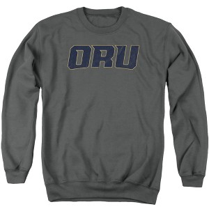 Oral Roberts University Official Distressed Primary Logo Adult Crewneck Sweatshirt - 1 of 4