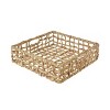 WeThinkStorage Set of 5pc Storage Bins Natural Seagrass Stainless Steel - 3 of 4