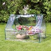 Sunnydaze Mini Greenhouse with 2 Zippered Side Doors - Clear - 4 of 4