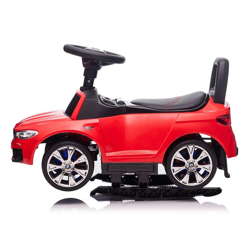 Best Ride On Cars BMW M5 4-in-1 Ride On Push Car, Pedal Car, Baby Walker or Rocking Car with Push Control Bar, LED Lights, & Realistic Sounds, 4 of 7