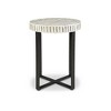 Signature Design by Ashley Contemporary Crewridge Accent Table  Black/Cream - 3 of 4