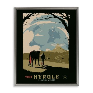 Stupell Industries Visit Hyrule Fantasy Wildlife Character, 25" x 31" - 1 of 4