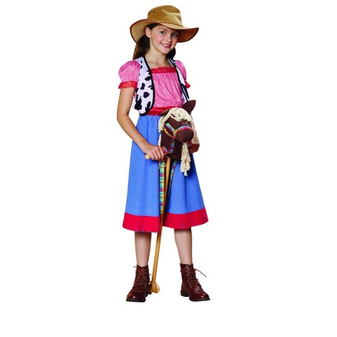 Northlight Red And Blue Cowgirl Children Halloween Costume - Large : Target