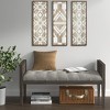 Gulches Two-tone Geometric 3-piece Wood Wall Decor Set - 2 of 4