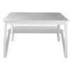 vidaXL Dining Set White Pine wood 5 Piece Durable Dining Table - 3 of 4