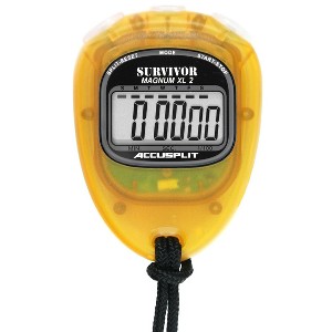 Accusplit Survivor 2 Professional Stopwatch with Magnum XL Display for Easy Readability | Cumulative Split timing with Split Release Action - 1 of 1