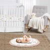 Sweet Jojo Designs Girl Baby Tummy Time Playmat Boho Rainbow Pink Gold and Taupe - image 2 of 4