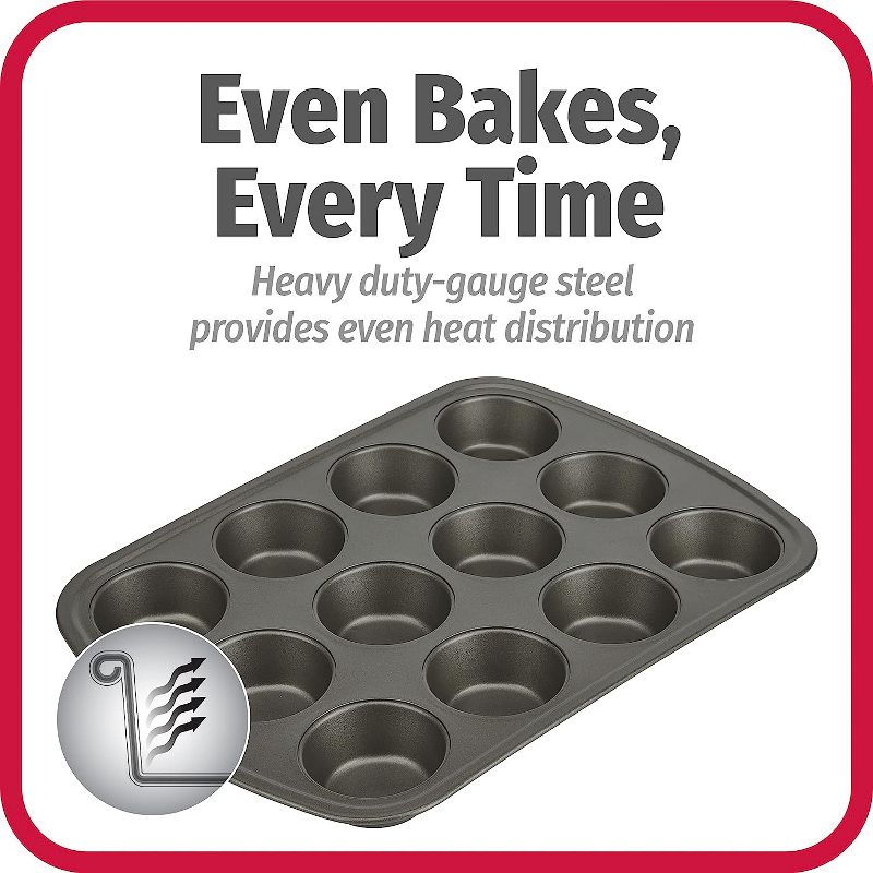 GoodCook Non-Stick Muffin Pan, 3 of 7