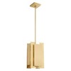 Livex Lighting Varick 1 - Light Pendant in  Satin Brass - 3 of 4