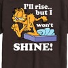 Men's - Garfield - Rise But Won't Shine Short Sleeve Graphic T-Shirt - 2 of 4
