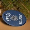 Southwestern Oklahoma State University Bulldogs Logo Porcelain Holiday Christmas Tree Ornament - 4 of 4