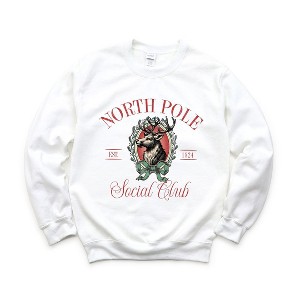 Simply Sage Market Women's Graphic Sweatshirt North Pole Social Club - 1 of 4