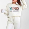 Simply Sage Market Peace Love Camping Lightweight Garment Dyed Sweatshirt - 2 of 4