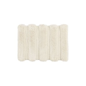 SEVOBAL Bathroom Rugs Bath Mat Rug Home Decor Carpet Shower Mat Home Decor High-low stripe for Floor Shower Room Bathroom, Beige, 24"*17"*1" - 1 of 4