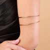 SOHI Women's California Gold The Minimal Lined Cuff Armlet - 4 of 4
