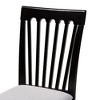 Set of 2 Minette Dining Chair Gray/Espresso - Baxton Studio: Solid Wood Frame, Foam-Padded, Modern Design - 4 of 4