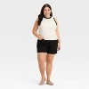 Women's High-Rise Jean Shorts - Ava & Viv™ - 3 of 3