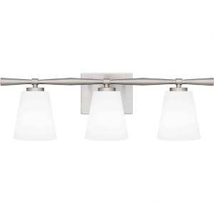 Quoizel Lighting Brindley 3 - Light Vanity in  Brushed Nickel - 1 of 4