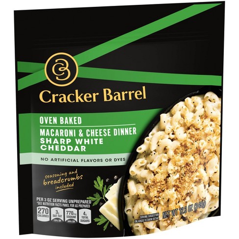 Cracker Barrel Oven Baked Mac Cheese White Cheddar 12 3oz Target