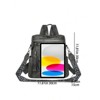 HTUTWOO Women's PU Leather Retro Backpack Casual Shoulder Bag Fashion Messenger Bag Suitable For Traveling, Shopping And Dating Use Women's Day Gift - 4 of 4