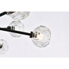 Elegant Lighting Graham 10 - Light Pendant in  Black - 3 of 4