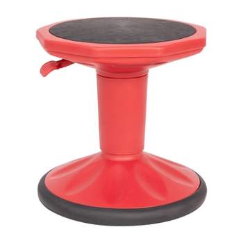 Flash Furniture Carter Adjustable Height Kids Flexible Active Stool for Classroom and Home with Non-Skid Bottom, 14" - 18" Seat Height
