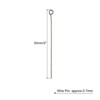 Unique Bargains DIY Craft Necklaces Bracelets Earrings Jewelry Making Iron 21 Gauge Eye Pins 500 Pcs - 2 of 4